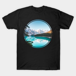 Snowy Mountains Landscape - Tranquility  Natural T-Shirt